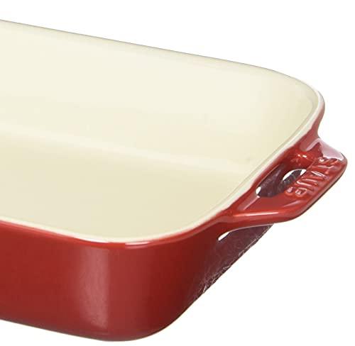 STAUB STAUB Ceramics Rectangular Baking Dish, 7.5x6-inch, Cherry