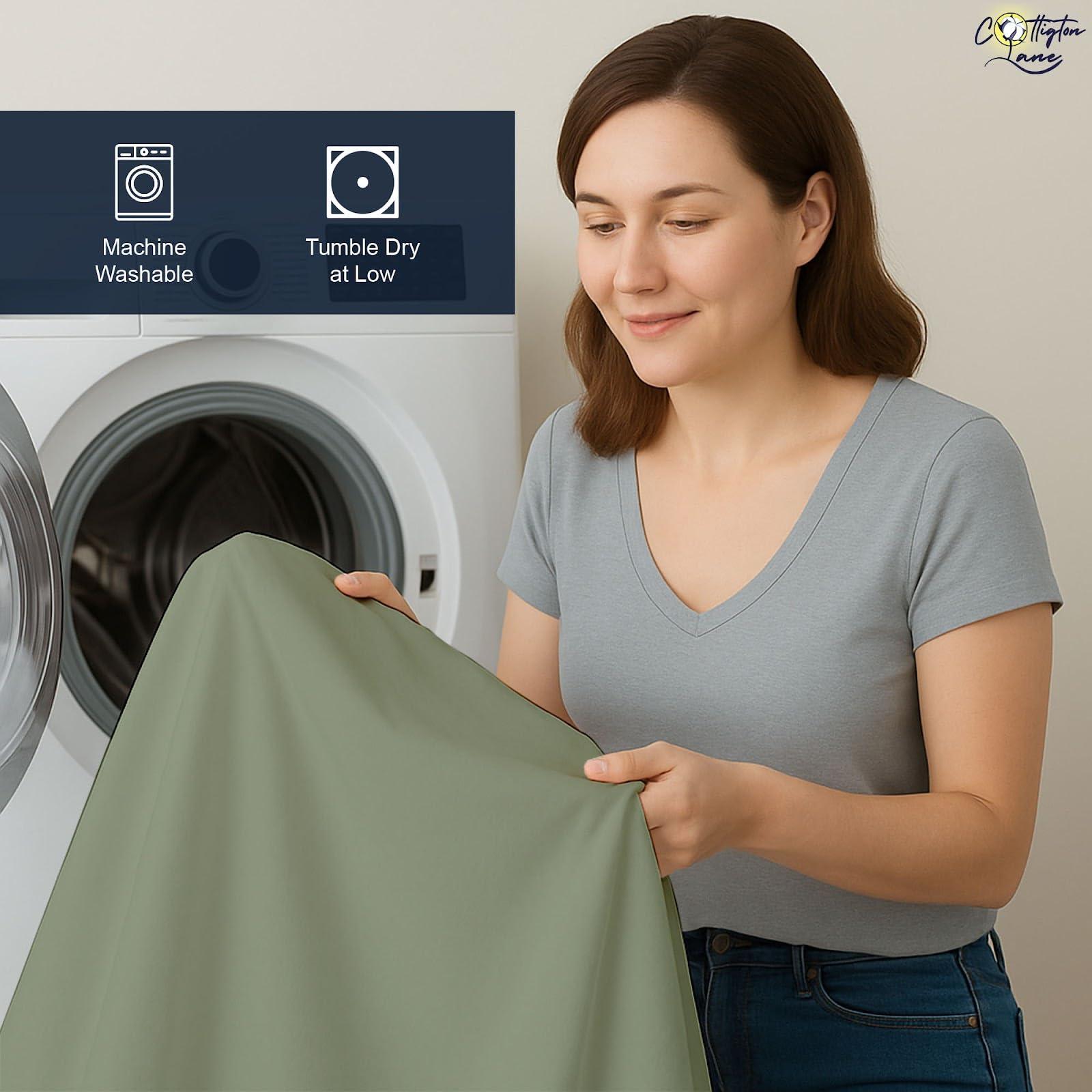 Cottington Lane Sleeper Sofa Fitted Sheet Queen Size - 100% Egyptian Cotton - 6 Inch Deep Fitted Queen Size Sleeper Sofa Sheets - Sofa Sleeper Fitted Sheet Only, Queen Sofa Bed/Pullout Couch Bottom Sheet(Sage)