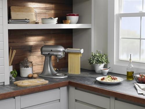 KitchenAid KitchenAid KSMPRA Stand Mixer Attachment Pasta Roller & Cutter, 3-Piece Set, Stainless Steel