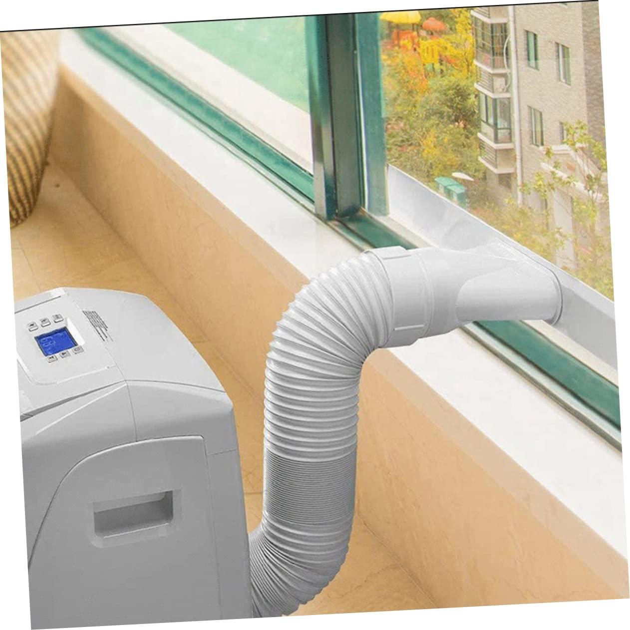 PRETYZOOM PRETYZOOM Easy Install AC Hose for Portable Air Universal Flexible Exhaust Hose Adapter No Tools Needed