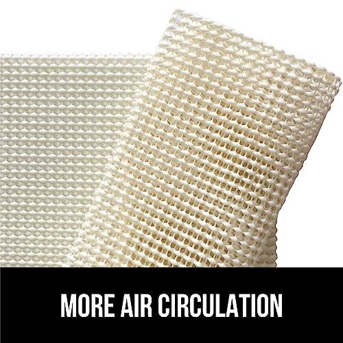 Gorilla Grip Gorilla Grip Extra Strong Rug Pad Gripper, Grips Keep Area Rugs Safe and in Place, Thick, Slip and Skid Resistant Pads for Hard Floors Under Carpet Mat Cushion and Hardwood Floor Protection 3x5 FT