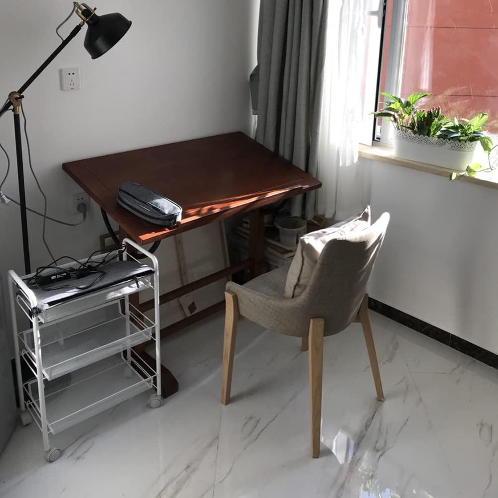 AGYHAM Drafting Table Desk Art & Craft Work Station Drawing Desk Adjustable Angle Drawing Artist Desk, Solid Pine Wood Artist Table (Size : 135x80x96cm)