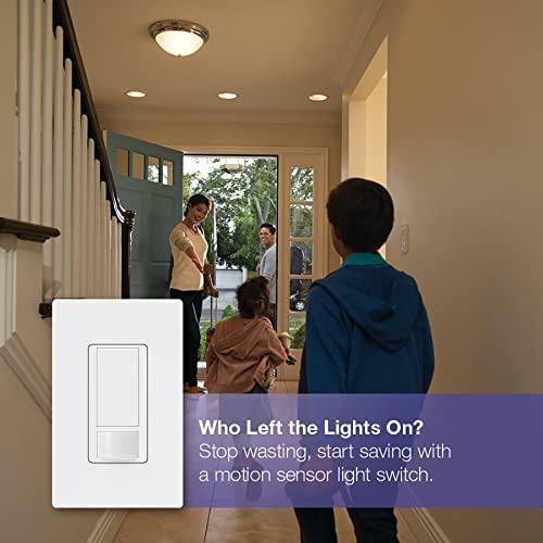 Lutron Lutron Maestro Motion Sensor Switch | 2 Amp, Single Pole | MS-OPS2-PD | Palladium