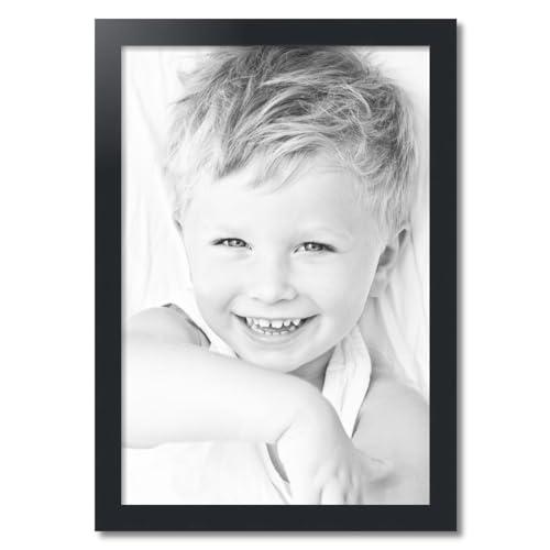 ArtToFrames ArtToFrames 23x34 inch Satin Black Picture Frame, 2WOMFRBW74079-23x34