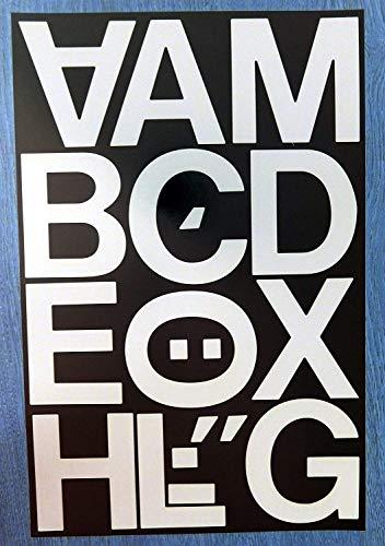 Minilabel Minilabel Pack Of 63 X 3" (75mm) Vinyl Sticky Letters , Self-Adhesive , Stick On , Cut-To-Shape , Waterproof Lettering For Signs, Vehicles, Boats, Posters & School Projects