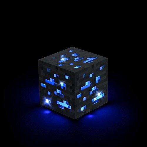 Minecraft ThinkGeek Minecraft Light-Up Blue Stone Diamond Ore - Sure to Keep Pigmen Away