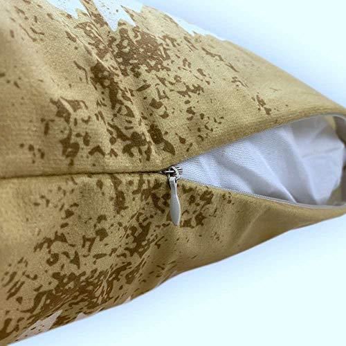 MALIHONG MALIHONG Happy Winter Dog Lover Throw Pillow Cover Cute Peeking Dog Chihuahua Let it Snow Christmas Pillowcase for Sofa Bed Home Decorative 16x16 Inch