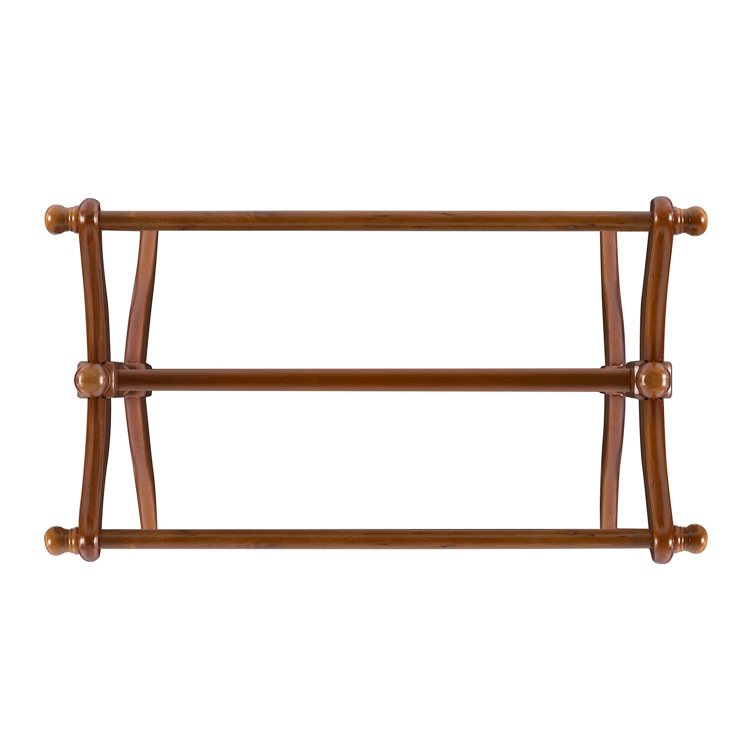Powell Furniture Powell Furniture Boonie Oak Finished Blanket/Quilt Rack by Powell