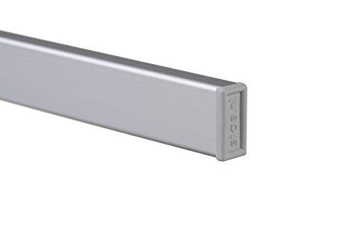 Stas Picture Hanging Systems STAS Art Hanging System: STAS cliprail pro alu 200cm 78.75 inch + Installation kit