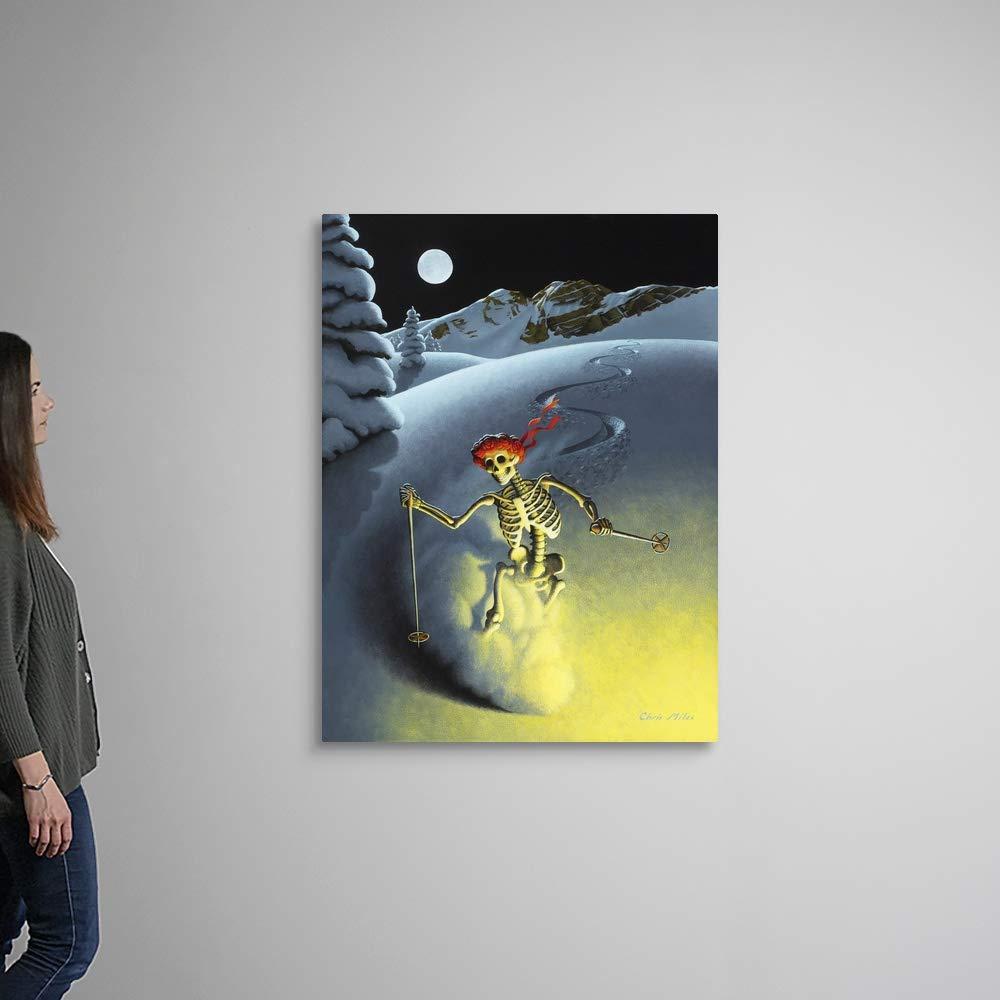 CANVAS ON DEMAND CANVAS ON DEMAND After Hours Canvas Wall Art Print by Chris Miles, Home Decor, Fantasy, Haunt Artwork, 36\"x48\"