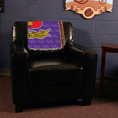 VictoryStore VictoryStore Blanket - Sigma Phi Epsilon Woven Blanket, “SigEp” Coat of Arms Design