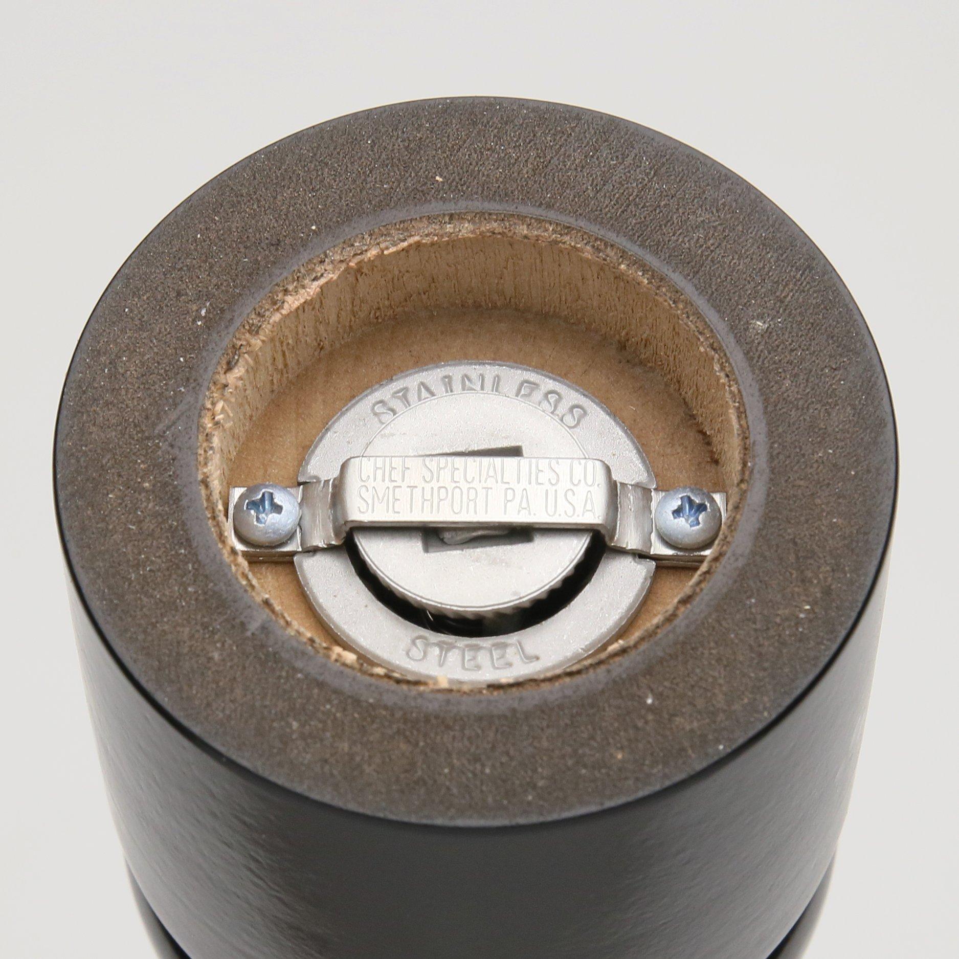 Chef Specialties Chef Specialties 10 Inch Imperial Pepper Mill and Salt Shaker Set - Ebony - Made in USA